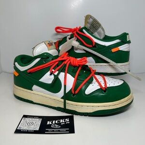 Nike Dunk Low Off-White Pine Green - Size 6 - (CT0856-100)